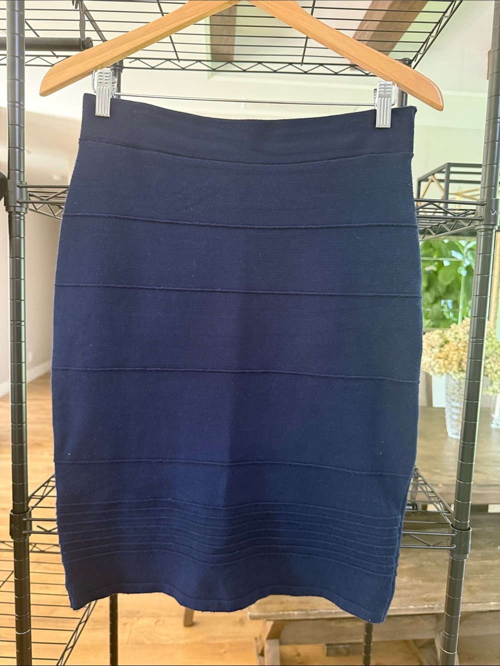 WOW couture Navy Bandage Pencil Skirt